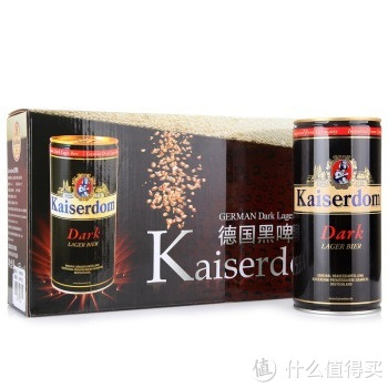 限区域：Kaiserdom 凯撒 黑啤酒 1L*4罐 礼盒装（整箱）