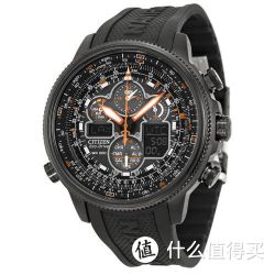 CITIZEN 西铁城 Navihawk A-T JY8035-04E 男款光动能腕表（5局电波、双显、计时）