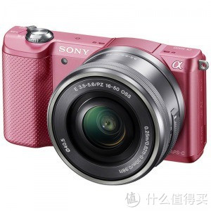 SONY 索尼 ILCE-5000L/α5000 微单单镜套机 粉色（16-50mm）