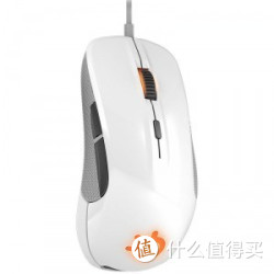 赛睿RIVAL 1680万色幻彩 光学游戏鼠标 白色