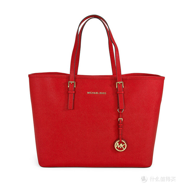 MICHAEL KORS Saffiano Leather Medium Travel 女款真皮单肩包 中号