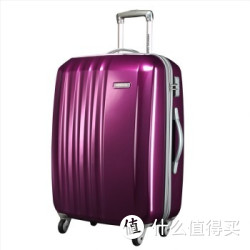 AmericanTourister美旅箱包 100%PC坚韧时尚炫彩万向轮拉杆箱40T*50010紫色24寸