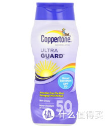 凑单品：Coppertone 科普特 ultra GUARD Sunscreen Lotion 防晒霜 SPF50  237ml