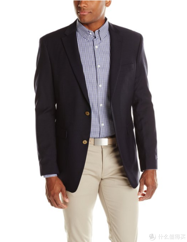 TOMMY HILFIGER Navy Blazer 男士羊毛混纺西服外套