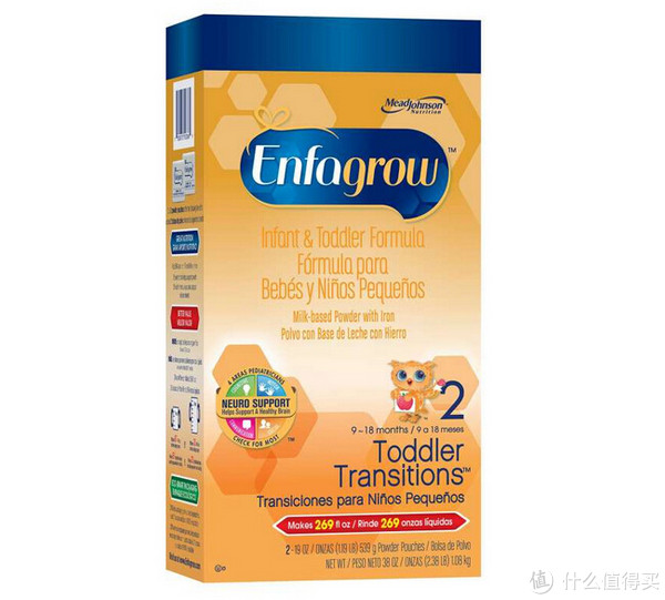 Enfagrow 美赞臣 Toddler Transitions 美版2段婴儿奶粉 1080g*2盒