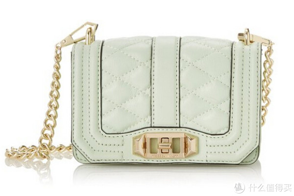 REBECCA MINKOFF Mini Love 菱格纹女士单肩包