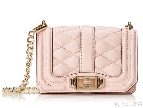 REBECCA MINKOFF Mini Love 菱格纹女士单肩包