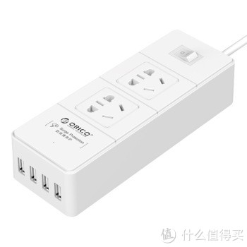 移动端：ORICO 奥睿科 IPC-2A4U 迷你款智能4口USB充电插排 2位插座 1.5米 白色