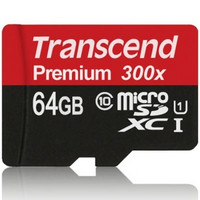 Transcend 创见 64GB TF存储卡（UHS-I、300X）*2