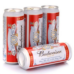 Budweiser 百威 啤酒500ml*18听*2箱