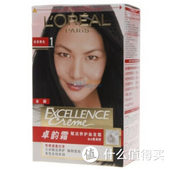 限区域：L'OREAL PARIS 巴黎欧莱雅 卓韵霜护发染发霜＃1（自然黑色）3套