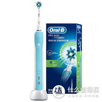献给我的第一次震动：Oral-B 欧乐B D16.523U 600 3D智能电动牙刷