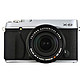 富士（FUJIFILM）X-E2 微单电套机（XC18-55）银色 APS-C 去低通滤镜 WiFi 智能混合AF XE2复古