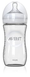 PHILIPS 飞利浦 AVENT 新安怡 宽口径自然原生 SCF673 玻璃奶瓶 240ml