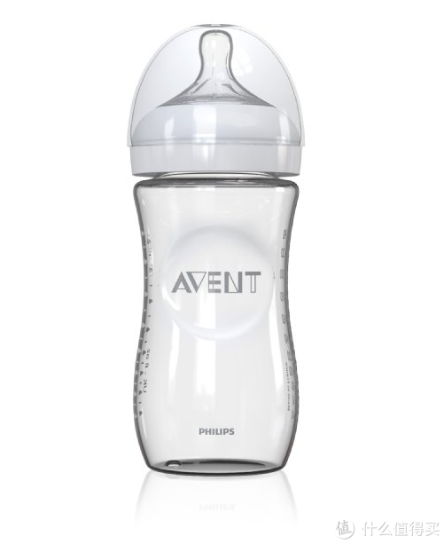 PHILIPS 飞利浦 AVENT 新安怡 宽口径自然原生 SCF673 玻璃奶瓶 240ml