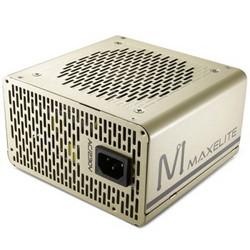 MAXELITE/麦粒 M1 450W 电源（全日系电容/扁平线材/土豪金外壳/智能温控）