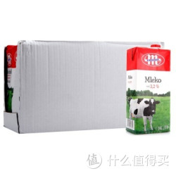 MLEKOVITA 妙可 波兰 进口牛奶 超高温全脂灭菌乳1L*12盒