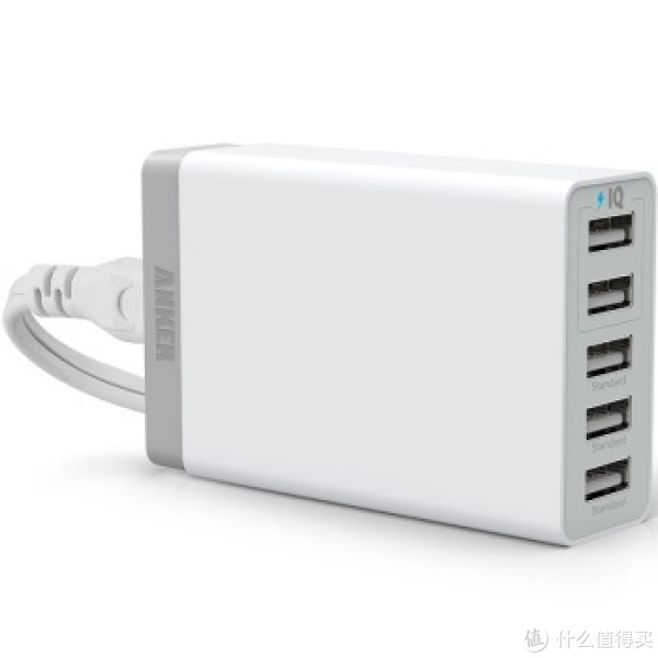 移动端,0点开始:Anker 25W 5口USB充电器