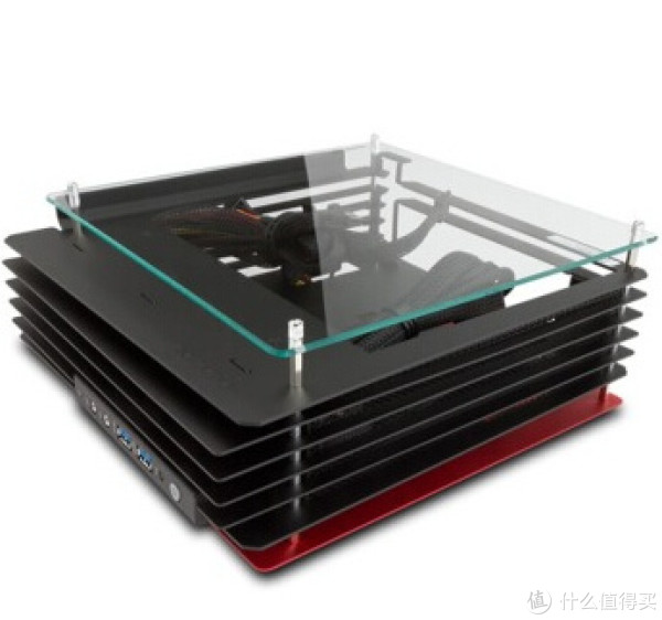 IN WIN 迎广 H-Frame mini ITX开放式机箱 三色