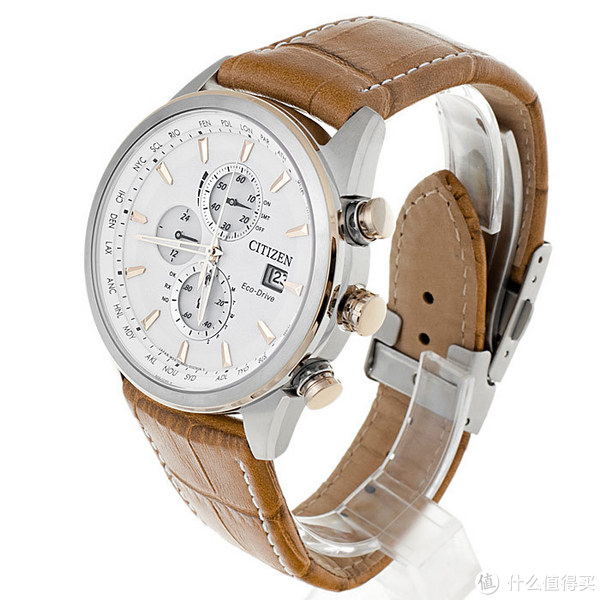 CITIZEN 西铁城 Eco-Drive Global Radio Controlled AT AT8017-08A 男款光动能腕表
