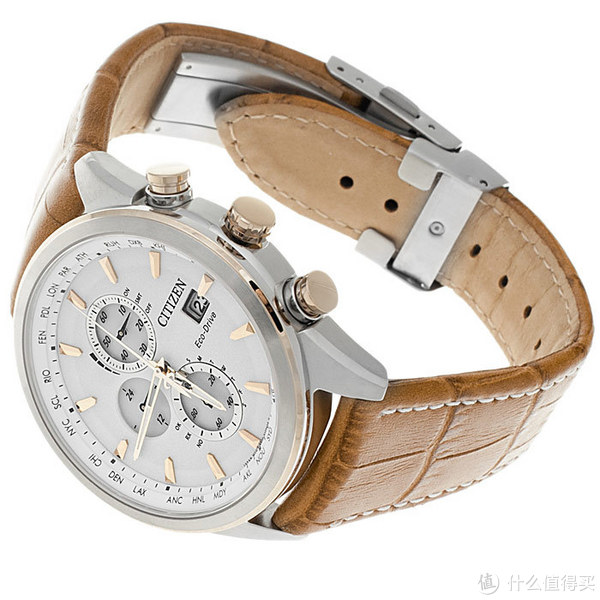 CITIZEN 西铁城 Eco-Drive Global Radio Controlled AT AT8017-08A 男款光动能腕表