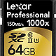 Lexar 雷克沙 Professional 1000x USH-II/U3 64GB 高速SD卡（读取150M/s、写入95M/s）