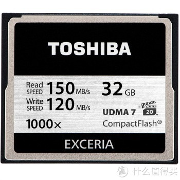 TOSHIBA 东芝 EXCERIA型高速CF卡 32GB 存储卡（1000X、Class 10）