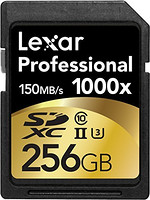 Lexar 雷克沙 Professional 1000x U3 256G 高速SD卡（读取150M/s）