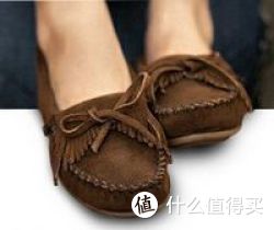 MINNETONKA 迷你唐卡 Kathleen Kilty Moc 女款真皮休闲鞋