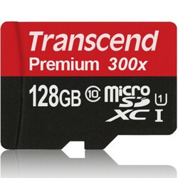 Transcend 创见 128GB UHS-I 300X TF（Micro SD）存储卡（读速45Mb/s）