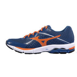MIZUNO美津浓 J1GC140904 男款慢跑鞋 运动鞋 WAVE ULTIMA 6 蓝/白/橙