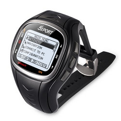 GSSport 势必得 GPS 运动腕表 GH-625XT(银黑色 IPX7 防水 超低电压 自带心率带 轨迹记录)