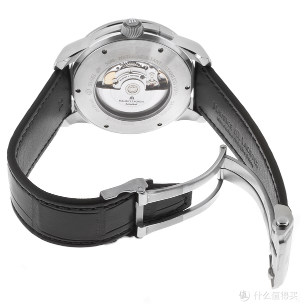 MAURICE LACROIX 艾美 Pontos 奔涛系列 Decentrique GMT PT6118-SS001-131 男士自动机械腕表