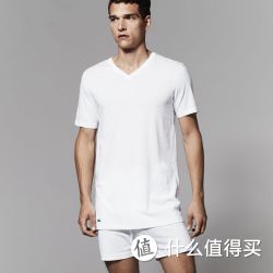 LACOSTE Essentials 男款皮马棉V领短袖T恤（3件套）