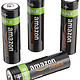 AmazonBasics 亚马逊倍思 AA 型(5号)  镍氢预充电  可充电电池(4 节,2000mAh)​