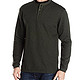 Haggar Long Sleeve Solid 2-In-1 Henley 二合一男士T恤