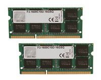 G.SKILL 芝奇 DDR3 1600 CL10 笔记本内存 1.5V 标压 2*8G套条