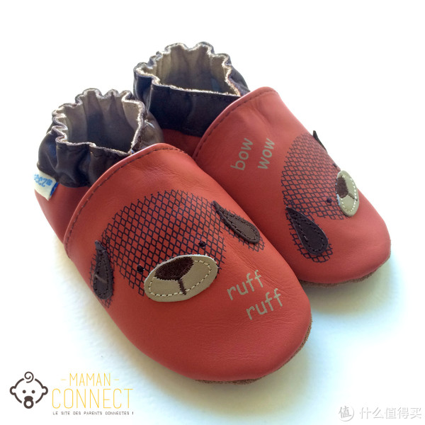 Robeez Bow Wow Soft Soles 真皮软底学步鞋