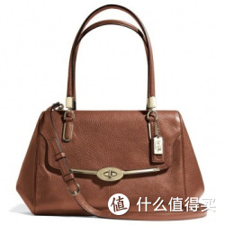 COACH 蔻驰 女款麦迪逊系列 迷你斜挎手提包 25169 LICHT 棕色