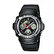 CASIO 卡西欧 G-SHOCK系列耐冲击双显赛车石英男表AW-590-1A