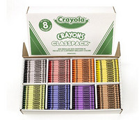 Crayola 绘儿乐 800CT Regular Size Crayons 蜡笔 8色 800支