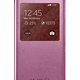 SAMSUNG 三星 EF-CG900BPEGCN S5手机原装炫彩智能保护套 柔光粉 适用于三星G9006/G9008/G9009