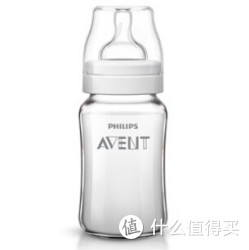 PHILIPS 飞利浦 AVENT 新安怡 SCF647/17 宽口径经典玻璃奶瓶8oz/240ml