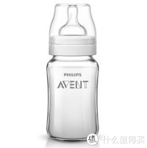 PHILIPS 飞利浦 AVENT 新安怡 SCF647/17 宽口径经典玻璃奶瓶8oz/240ml