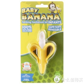 移动端：BABY BANANA 香蕉宝宝 硅胶婴儿牙胶牙刷*2