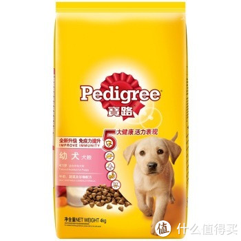 限华南等：Pedigree 宝路 宠物狗粮 幼犬干粮牛奶蔬菜狗粮 4kg