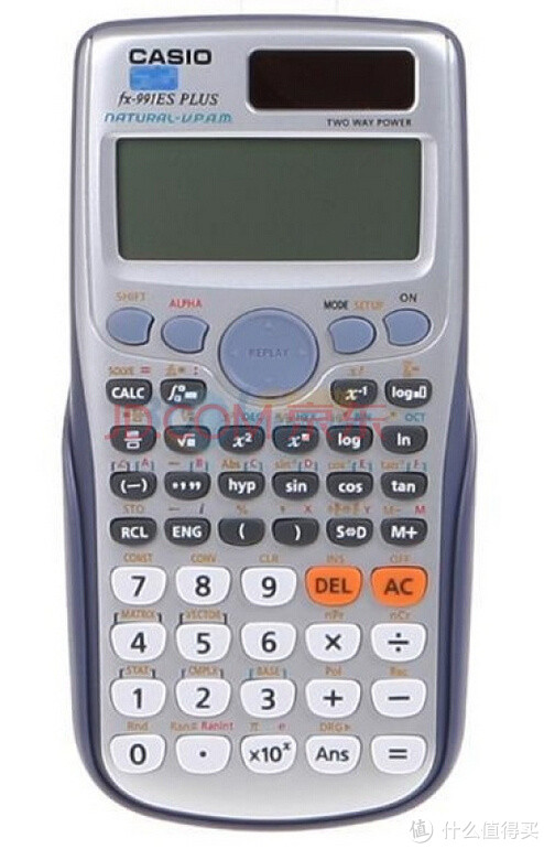 移动端：CASIO 卡西欧 FX-991ESPLUS 函数计算器 灰白色