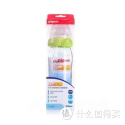 Pigeon 贝亲 AA70 宽口径玻璃奶瓶 240ml （绿色）