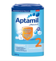 移动端新低价：Aptamil 爱他美 Pronutra 2段婴儿奶粉800g　