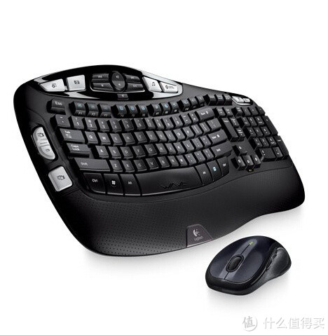 Logitech 罗技 Wave Mk550 无线人体工学键鼠套装